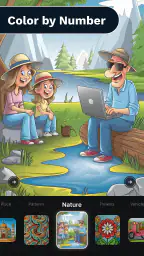 Color by Number: Coloring Book 4
