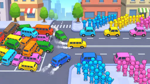 Color Car Jam: Ônibus 7