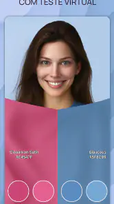 Colorimetria Coloração Pessoal screenshot