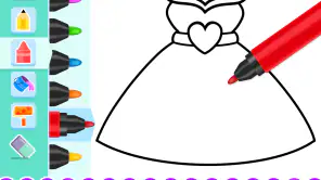 Colorir e desenhar meninas screenshot