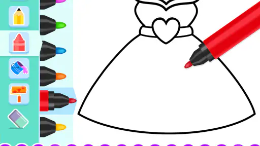 Colorir e desenhar meninas 6