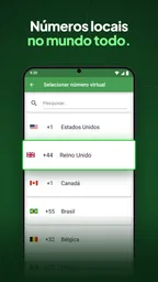 Wabi - Número telefone virtual 1