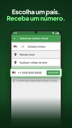 Wabi - Número telefone virtual 2