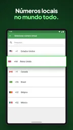 Wabi - Número telefone virtual 5