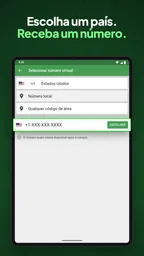Wabi - Número telefone virtual 6