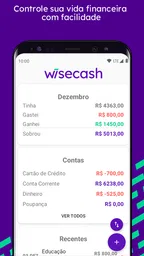 Wisecash - Controle Financeiro 1