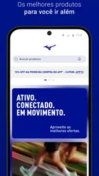 Mizuno App: Tênis e muito mais 1