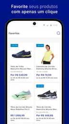 Mizuno App: Tênis e muito mais 2