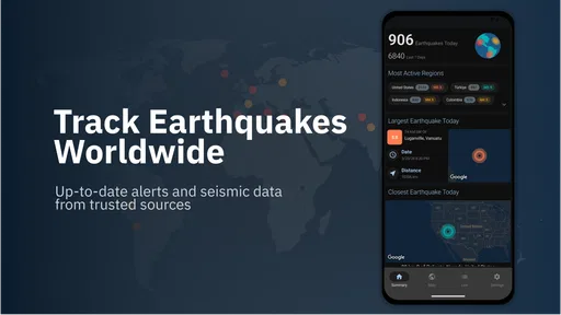 Terremotos Hoje: Rastreador 1