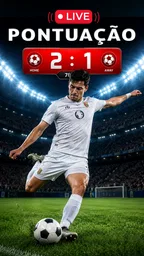 Placar de futebol ao vivo 1