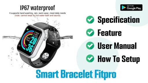 Smart Bracelet Fitpro App Hint 1