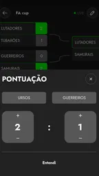 Gerenciador: torneios e chaves 1