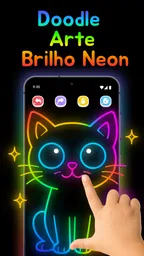 Doodle Arte: Brilho Neon 2