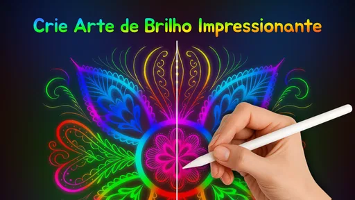 Doodle Arte: Brilho Neon 8