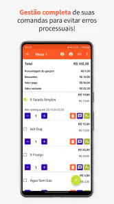 Comanda eletrônica screenshot