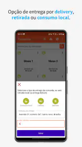 Comanda eletrônica screenshot
