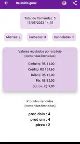 ComandasApp screenshot