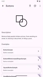 Compose Material Catalog screenshot