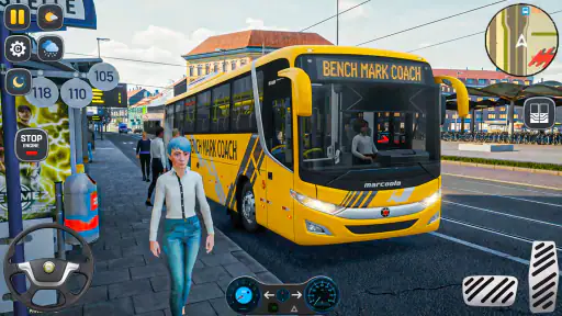 Condução de ônibus de jogos no 4