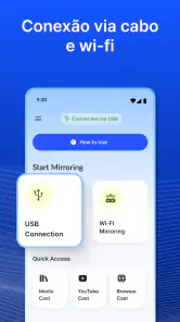 Conector USB - Conectar à TV screenshot