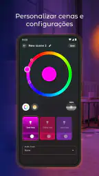 Conexão de luz inteligente Hue 4