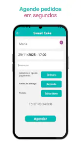 Confeitaria - agenda screenshot