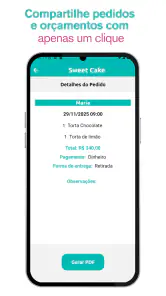 Confeitaria - agenda screenshot