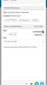 Consultório screenshot