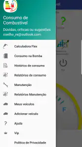 Consumo de Combustível screenshot