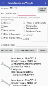 Consumo de Combustível screenshot