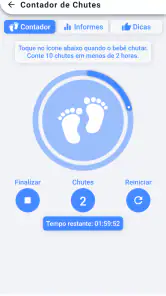 Contador de Chutes do seu bebê screenshot
