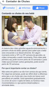 Contador de Chutes do seu bebê screenshot