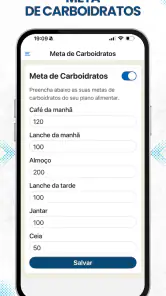 Contagem de Carboidratos - SBD screenshot