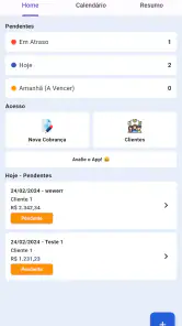 Controle de Cobranças screenshot