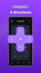 Controle remoto Roku TV 8