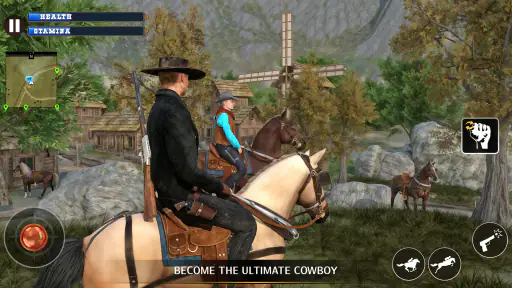 Cowboy Gunslinger Horse Riding 8