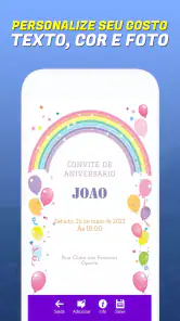 Criador de cartões de convite screenshot