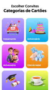 Criador de cartões de convite screenshot