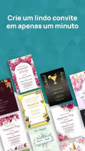 Criador de Convite & RSVP screenshot