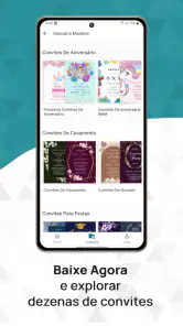 Criador de Convite & RSVP screenshot