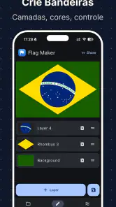 Criar bandeiras: Flag Maker screenshot
