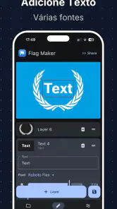 Criar bandeiras: Flag Maker screenshot