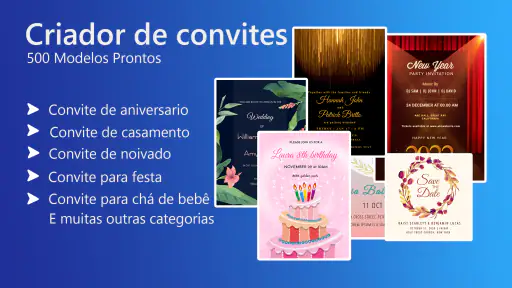 Criar convites personalizados 1