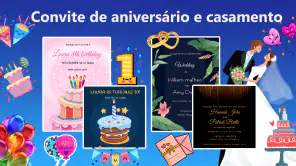 Criar convites personalizados screenshot