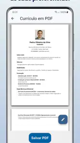 Criar Currículo em PDF screenshot