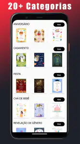 Crie Convite Personalizado screenshot