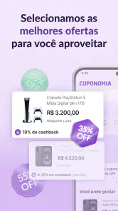 Cuponomia: Cupons e Cashback screenshot