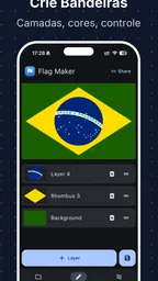 Criar bandeiras: Flag Maker 1