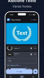 Criar bandeiras: Flag Maker 4