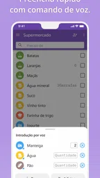 A lista de compras PRO 5